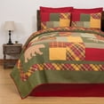 thumbnail image 4 of Buckley Deer Bear Green Cabin Lodge King 3 Piece Quilt Set, 4 of 8