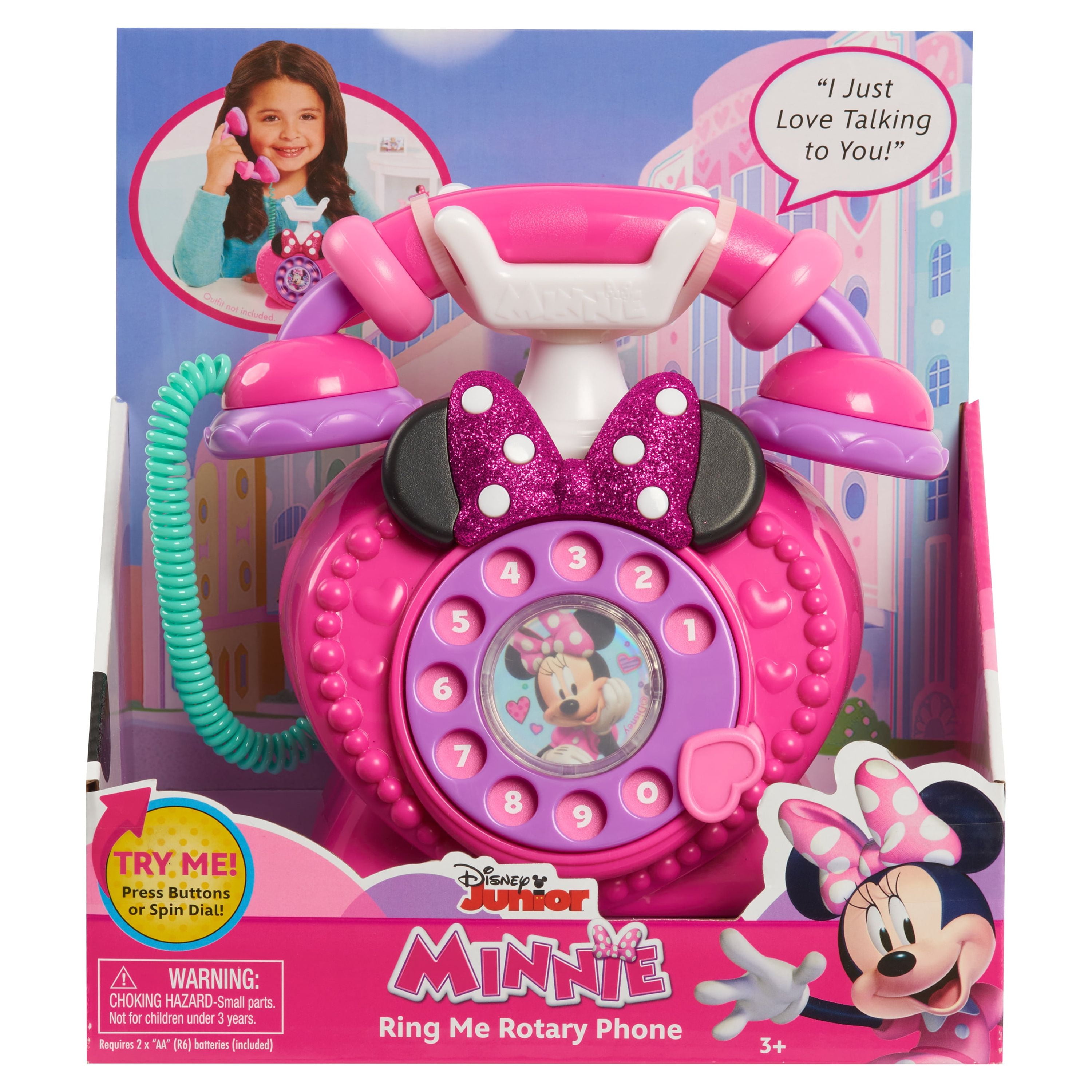 Minnie Mouse Tech Gift Set- Minnie Mouse Headphones/Clip on Ring  Light/Adhesive Phone Wallet - Minnie Mouse Gifts for Kids/Men/Women/All  Disney Lovers