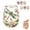 Dragonfly, variant on 2027 Hummingbird Morning Bliss Glass Tea Cup (400ml/14oz), Anti-Scalding, Fast Heat Dissipation, Floral Hummingbird Glass Mug with Gold Rim, Gift for Mom Friends Garden Lovers