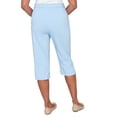 thumbnail image 2 of Alfred Dunner Womens Petite Pastel Millenium Allure Clamdigger Pant, 2 of 4