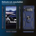 thumbnail image 6 of for Google Pixel 6 Pro 5G Case, Pass 20 ft Drop Test Military-Grade Cover with Magnetic Ring Holder Kickstand, Protective Phone Case for Pixel 6 Pro (Blue), 6 of 6