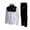 Noir-Blanc, variante sur X-2 Vêtements de Sport pour Hommes Survêtement en Polaire à Fermeture Éclair Complète