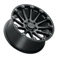 thumbnail image 2 of Black Rhino Pinnacle 20X9 6X139.7 12Et 122.4Cb Semi Gloss Black W/ Gunmetal Bolts Wheel, 2 of 3