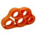 thumbnail image 1 of Banda de agarre de mano de 5 dedos de silicona elástica para entrenamiento de gimnasia (naranja 11 lb), 1 of 3