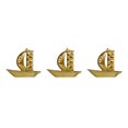 thumbnail image 1 of Youkk DIY Ship Assembly Model Classical Wooden Sailing Home Decor Wood Boat Type 3 3Set, 1 of 1