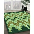 thumbnail image 3 of Ahgly Company Machine Washable Indoor Rectangle Transitional Army Green Area Rugs, 2' x 3', 3 of 7