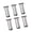Silver, variant on Lerpwige 6pack Modern Aluminum Bed Frame Risers Heavy Type Adjustable Furniture Leg for Underbed Organization