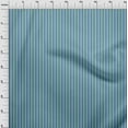 thumbnail image 4 of oneOone Velvet Medium Blue Fabric Stripes Dress Material Fabric Print Fabric By The Yard 58 Inch Wide, 4 of 7