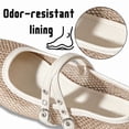 thumbnail image 5 of CHICVOMEY Mesh Mary Jane Shoes for Women Breathable Ballet Flats with Buckle Fashion Fishnet Flats for Women Casual & Work Fashion Flats, 5 of 9