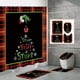 thumbnail image 1 of Grinch Decor Grinch Christmas Decorations Bathroom Grinch Christmas Decorations Christmas Waterproof Polyester Shower Curtain Mat Set Of Four, 1 of 3