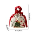 thumbnail image 3 of Hometravel Holiday Fruit Gift Bag, Christmas Eve Fruit Present Packaging, Portable Candy Treat Bags for Seasonal Party Celebration, 3 of 6