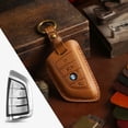 thumbnail image 1 of Car Key Fob Cover Case Protector For BMW Car Key Case Fob Cover Leather Handmade Blade Key, 1 of 19