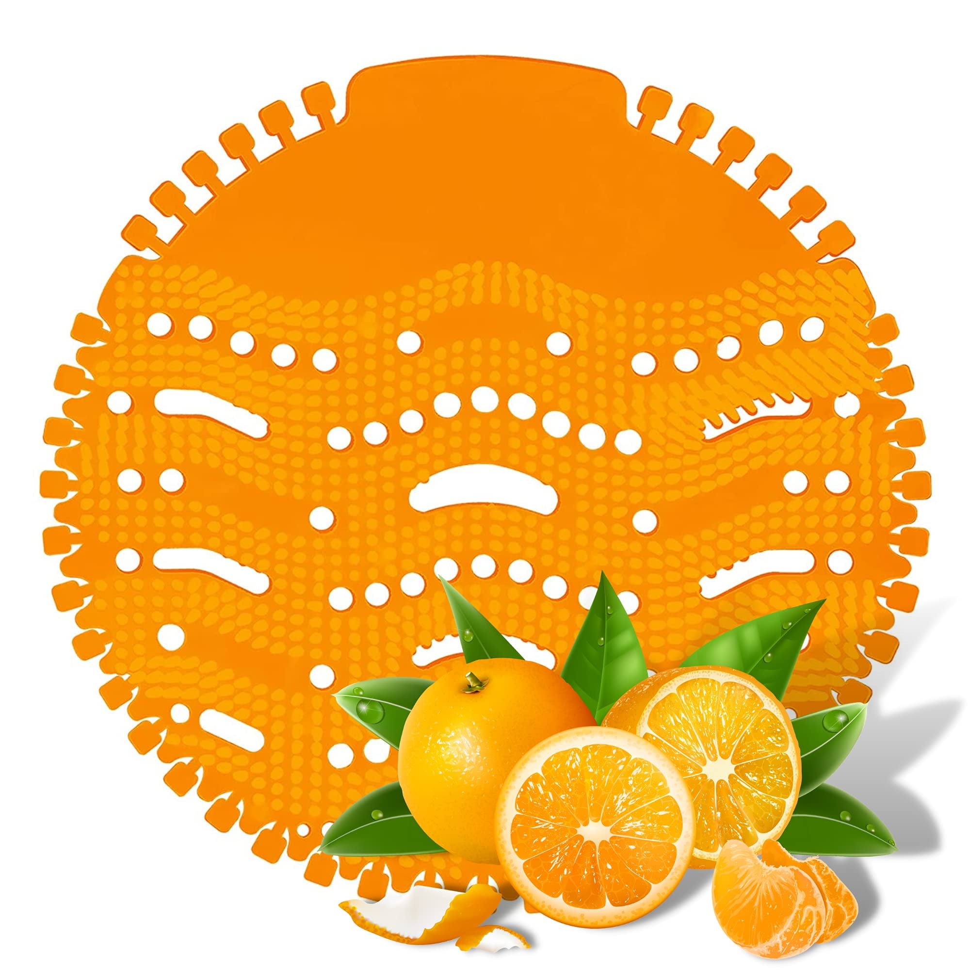 5 Pack Urinal Screens Deodorizer, Premium Urinal Cake Long Bristle Anti