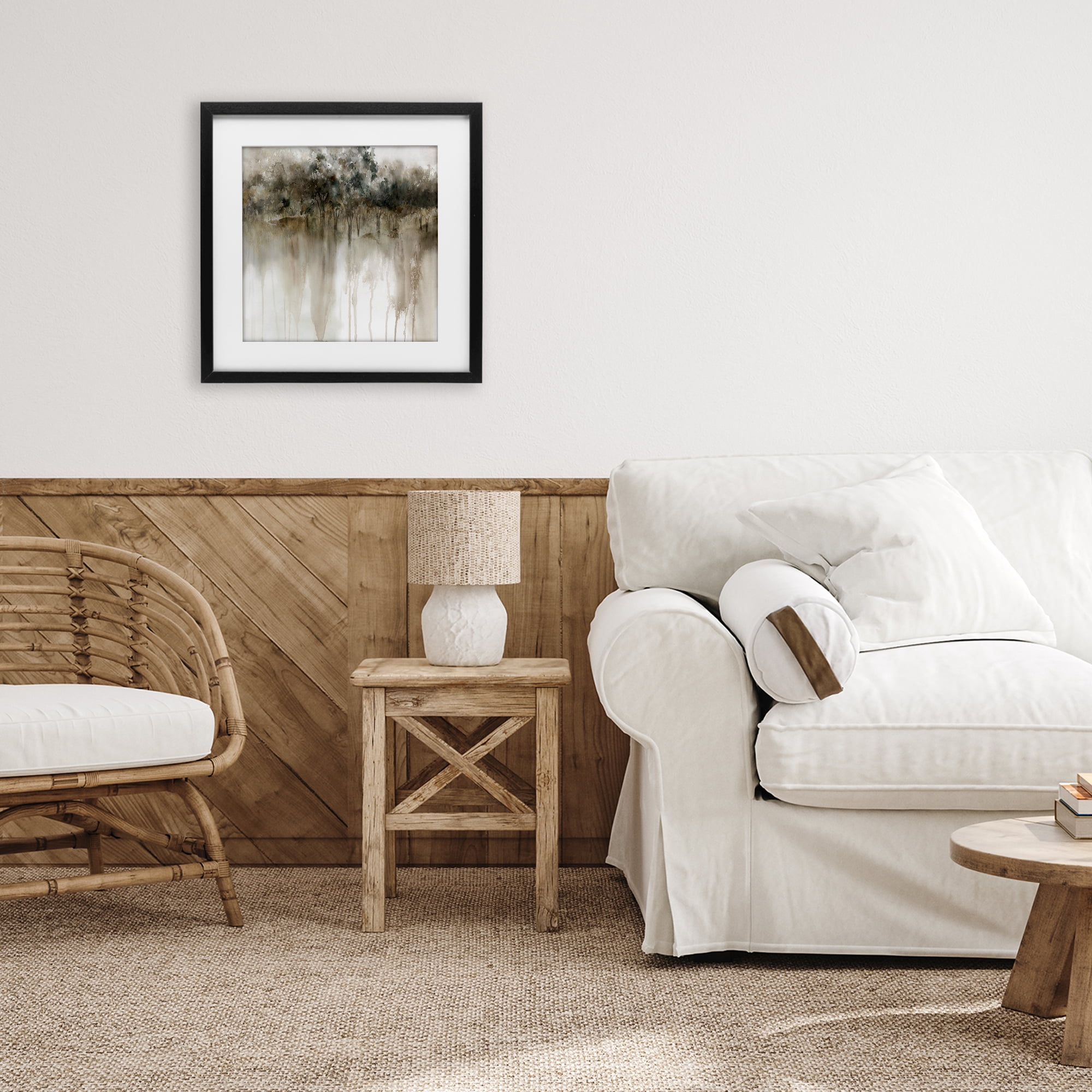 Stupell Industries Forest Edge Illusion Black Framed Print Under Glass, design by Carol Robinson