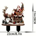 thumbnail image 3 of Christmas Santa Claus Figure Christmas-Decoration Christmas Xmas Gift Holiday Statue for the Mantle Farmhouse Decor House Studio Outdoor Decor, 3 of 7