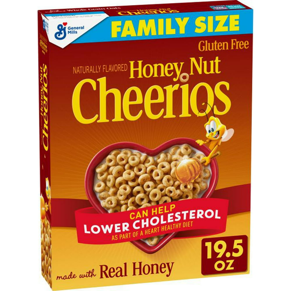 Honey Nut Cheerios GlutenFree Breakfast Cereal, 19.5 oz