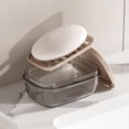 thumbnail image 5 of Flip Top Drainage Travel Soap Case - Leakproof Transparent Bar Soap Container with Lid, Portable Soap Dish for Bathroom Shower Gym Camping, Durable for Travel & Daily Use Soap Storage, 4*3*2in, Clear, 5 of 7