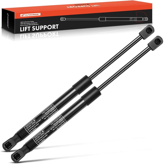 A-Premium Lift Supports Shock Struts Springs Compatible with Audi Q7 2007-2015 Hood Sport Utility 2-PC