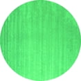 thumbnail image 1 of Ahgly Company Indoor Round Abstract Green Contemporary Area Rugs, 6' Round, 1 of 1