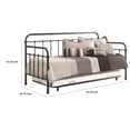 thumbnail image 4 of Benjara Well designed Twin Metal Daybed- Bronze, 4 of 6