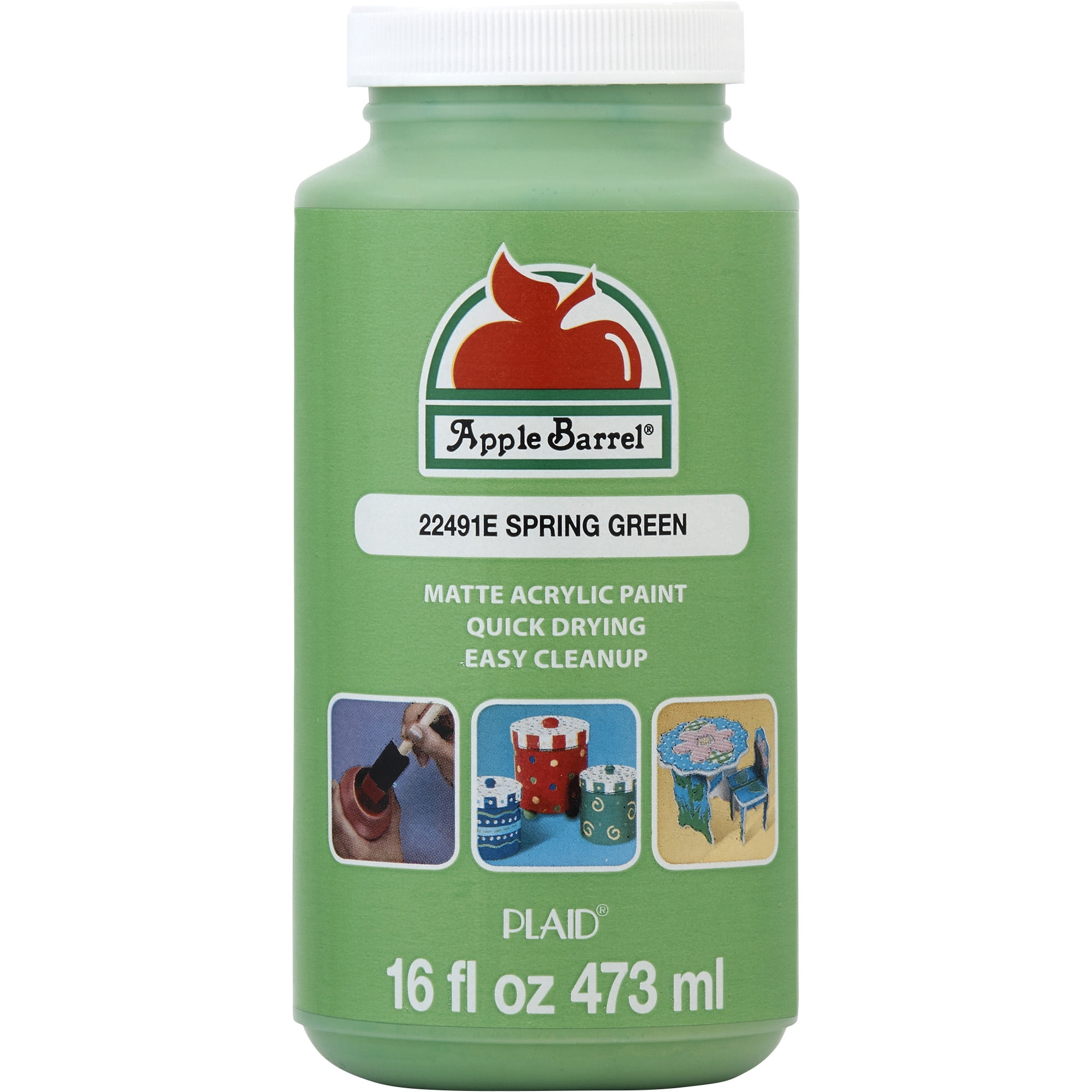 Apple Barrel 22491E ACRYLIC PAINT, 16 oz, Spring Green Walmart Canada