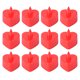 thumbnail image 1 of GOOHOCHY 12pcs LED Lámpara de vela electrónica en forma de corazón Luces de vela Tealight sin llama Decoración de fiesta romántica (Concha roja, Luz roja, Sin parpadeo), 1 of 7