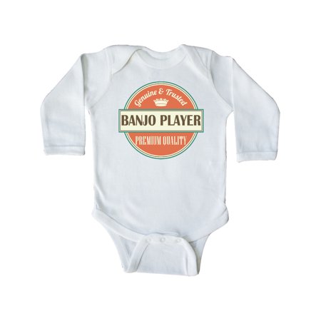 

Inktastic Banjo Player Funny Gift Idea Gift Baby Boy or Baby Girl Long Sleeve Bodysuit