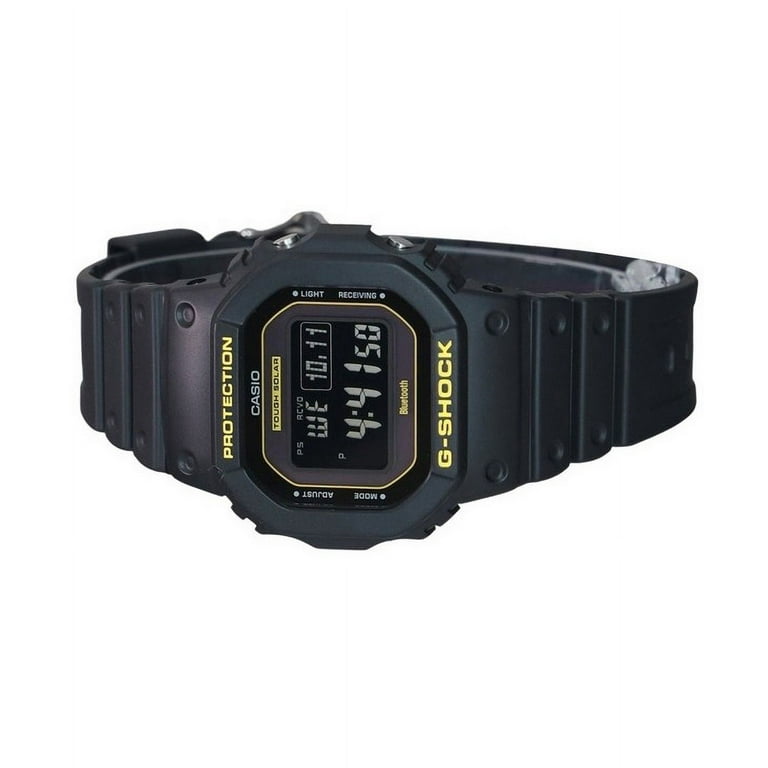 Casio G-Shock Caution Yellow Digital Mobile Link Resin Strap Solar