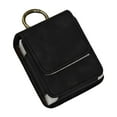 thumbnail image 1 of Funda para teléfono con cinturón y ranura para cinturón, bolsa de cintura compacta y protectora para escalada, exploración diaria, mochilerismo y negro, 1 of 9