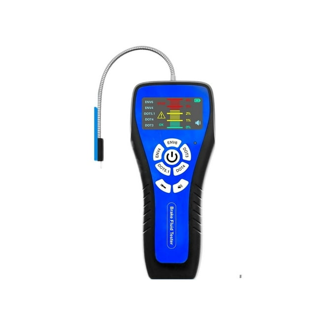 Brake Fluid Test Tool Kit New Brake Fluid Tester Brake Pad Ruler Brake Pad Detection Pen Brake Oil Pipe Joint ,Universal Oil Analyzer