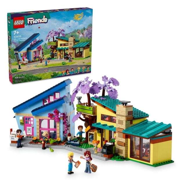 Set LEGO Friends Casas Familiares de Olly y Paisley 42620