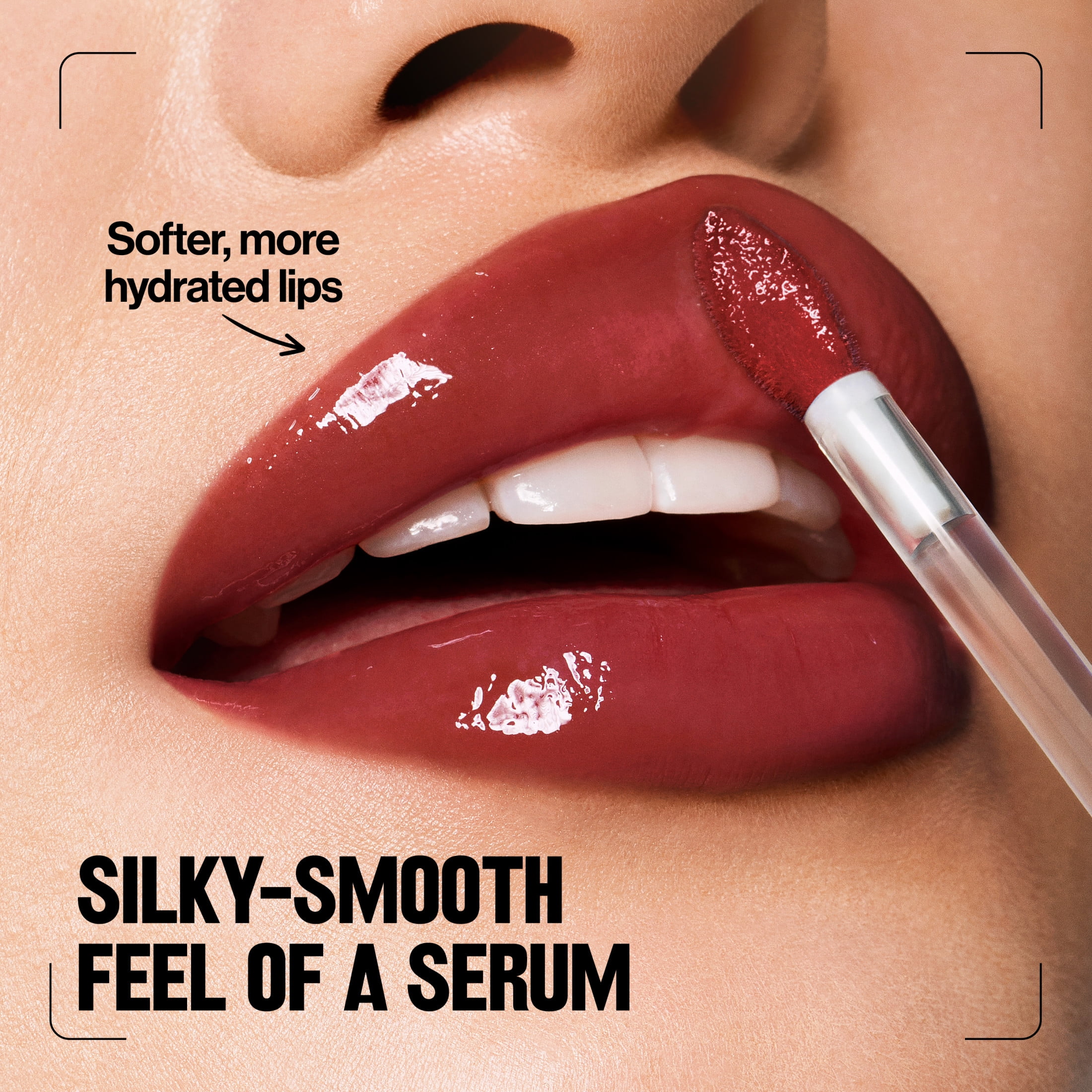 Revlon PhotoReady Instant Plump Serum, Lip Gloss, Plumping & Hydrating, 001 Needleless To Say, 0.25 fl oz