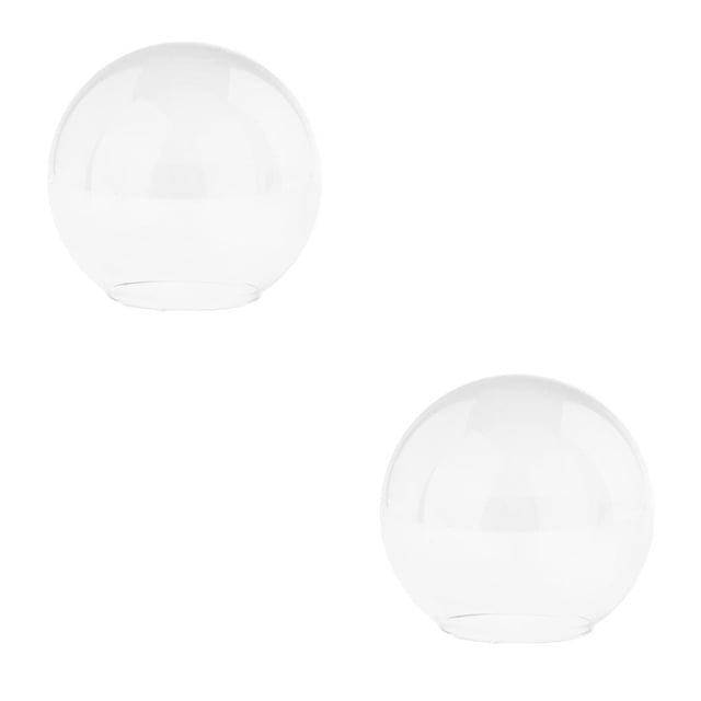 Matsuzay Vintage Industrial Pendant Glass Light Lamp Ceiling Lamp Globe D Shade Hanging 2piezas Claro 13 cm