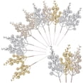 thumbnail image 5 of BERTDOMD 12pcs Christmas Artificial Berry Stems Plastic Fake Berry Twig Branches for Christmas, 5 of 6