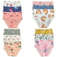 thumbnail image 4 of B&Q Trendy 12-Pack Cotton Briefs for Stylish Toddlers and Little Girls, Sizes 2T-7T, 4 of 5