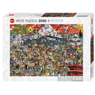 Puzzle Heye 2000-Piece Amazing World Map 