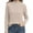 Khaki, variant on Women's Ribbed Knit Turtleneck Sweater 2025, Fall Winter Slim Fit Long Sleeve Pullover Top, Stretchy Comfortable Basic Layering Piece for Daily Wear, Office, Dating and Vacation Outfits Beige L