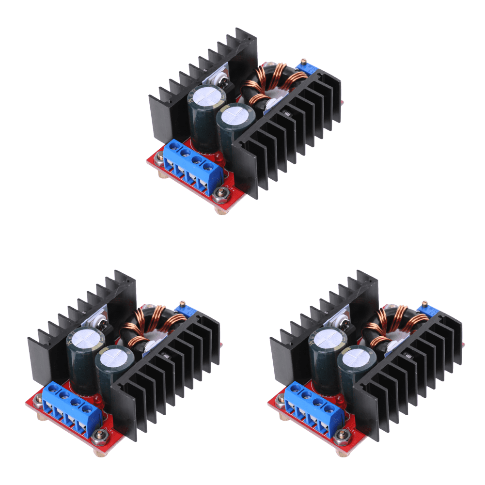 Módulo Convertidor Elevador DC-DC 3-35V A 5-45V - 5A, Con Pantalla Digital Y Ajuste De Voltaje