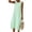 #203-Green, variant on TaTaai Women's Striped Print Sleeveless Maxi Dress with Round Neck, Side Pockets, and Casual Comfortable Fit Gift