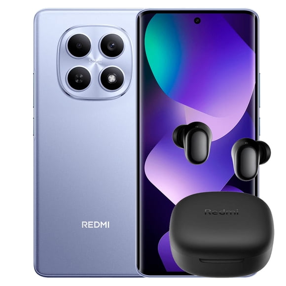 Smartphone Xiaomi Redmi Note 15 Dual SIM 256GB Morado 8+8GB RAM + Redmi Buds 6 Play negro