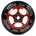 thumbnail image 1 of PROTO Roues de Trottinette à Glissière avec Technologie de Noyau en Mousse et Roulements Pré-Installés - Noir et Rouge, 1 of 1