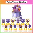 thumbnail image 3 of Grimace Plates Birthday Supplies Decorations Decor Backdrop Banner Cake Topper Fans, 3 of 5