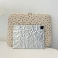 thumbnail image 3 of JINZJ Floral Laptop Sleeve Quilted Laptop Case For 13 Inch Laptop Tablet (Purple), 3 of 7