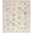 thumbnail image 2 of Crestwood Traditional Oriental 5x7 Cream and Aqua Polyester Indoor Area Rug, 5'3'' x 7', 2 of 6