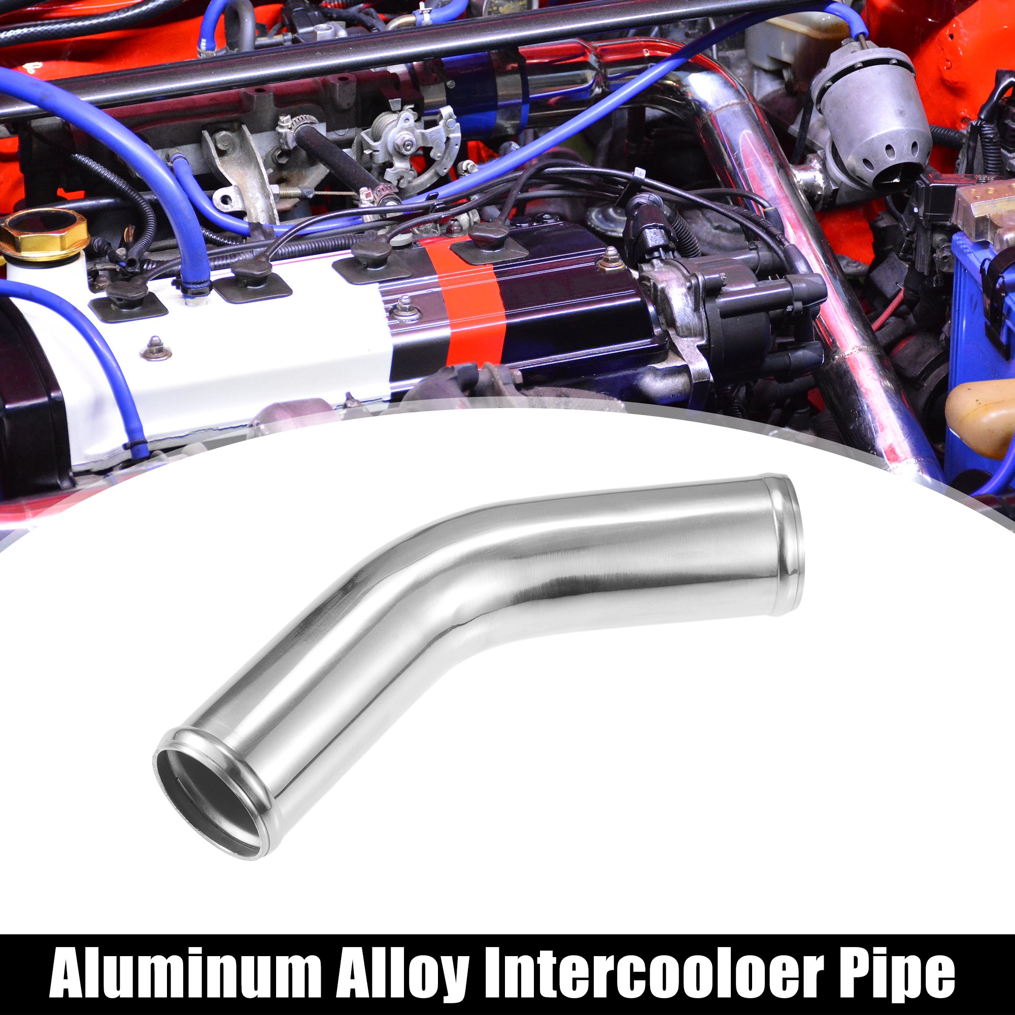 Tuyau D'intercooler Pour Voiture - Diamètre 2.25 Pouces, Longueur 12 Pouces - Tube Entrée Air Silicone Renforcé - Marque Uxcell - Neuf