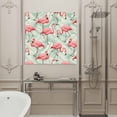 thumbnail image 5 of Pink Flamingos Framed Canvas Wall Art, Beige Tropical Plant Leaves Summer Vibes Green Wall Art Painting for Living Room Bedroom Home Decor, 24”x24”, Office Artwork Print, 5 of 9