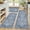 Blue-flower, variant on Boho Kitchen Rugs Sets 3 Piece with Runner Kitchen Floor Mat Carpet Farmhouse Kitchen Rugs and Mats Non Skid Washable Runner Rug for Kitchen Floor Office Sink Laundry, Light Brown