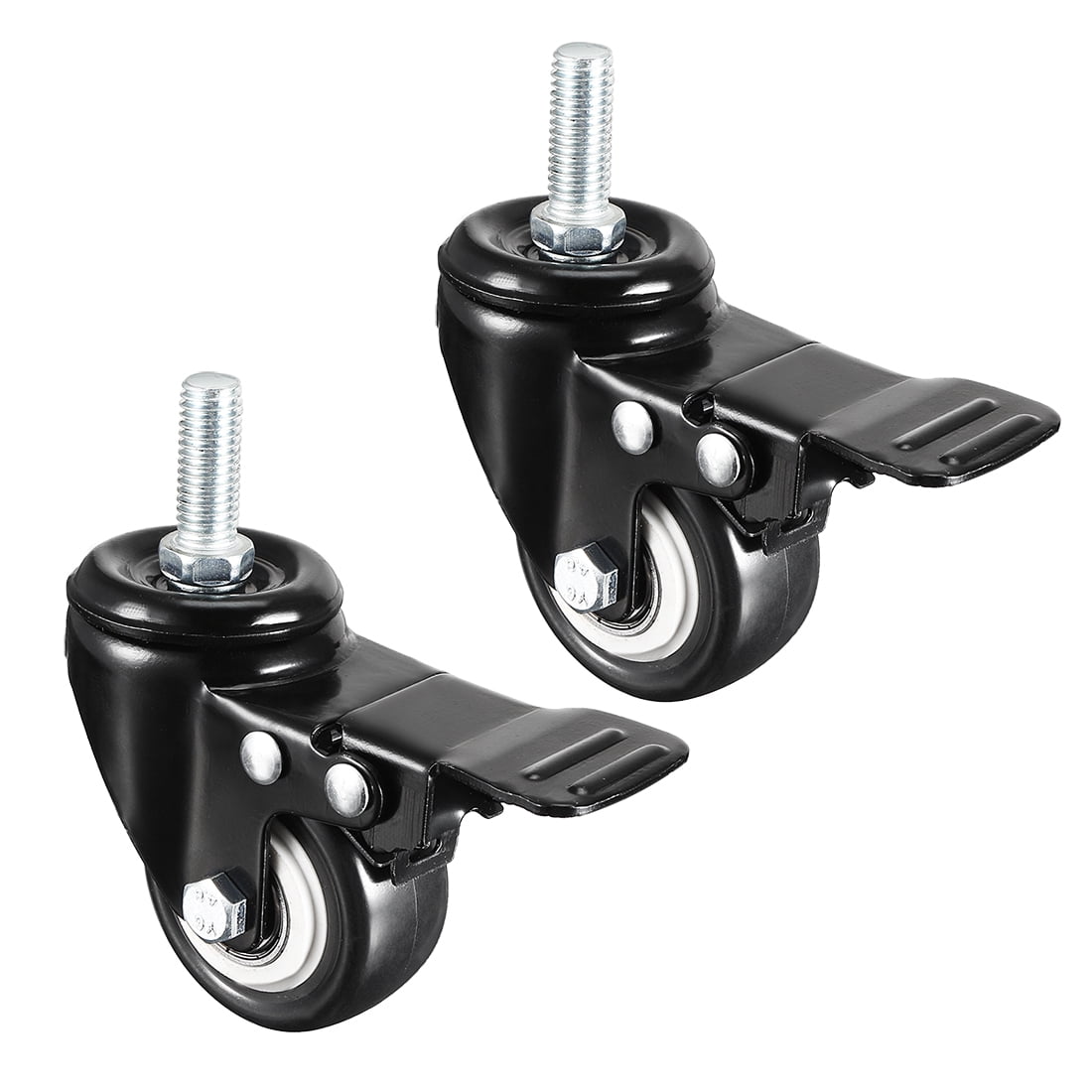 Capacity Swivel castors 2 inch Diameter PU Swivel castors 360 Degree Swivel Plate 132 lb 4 Pieces Capacity Swivel castors 2 inch Diameter PU Swivel castors 360 Degree Swivel Plate 132 lb 4 Pieces