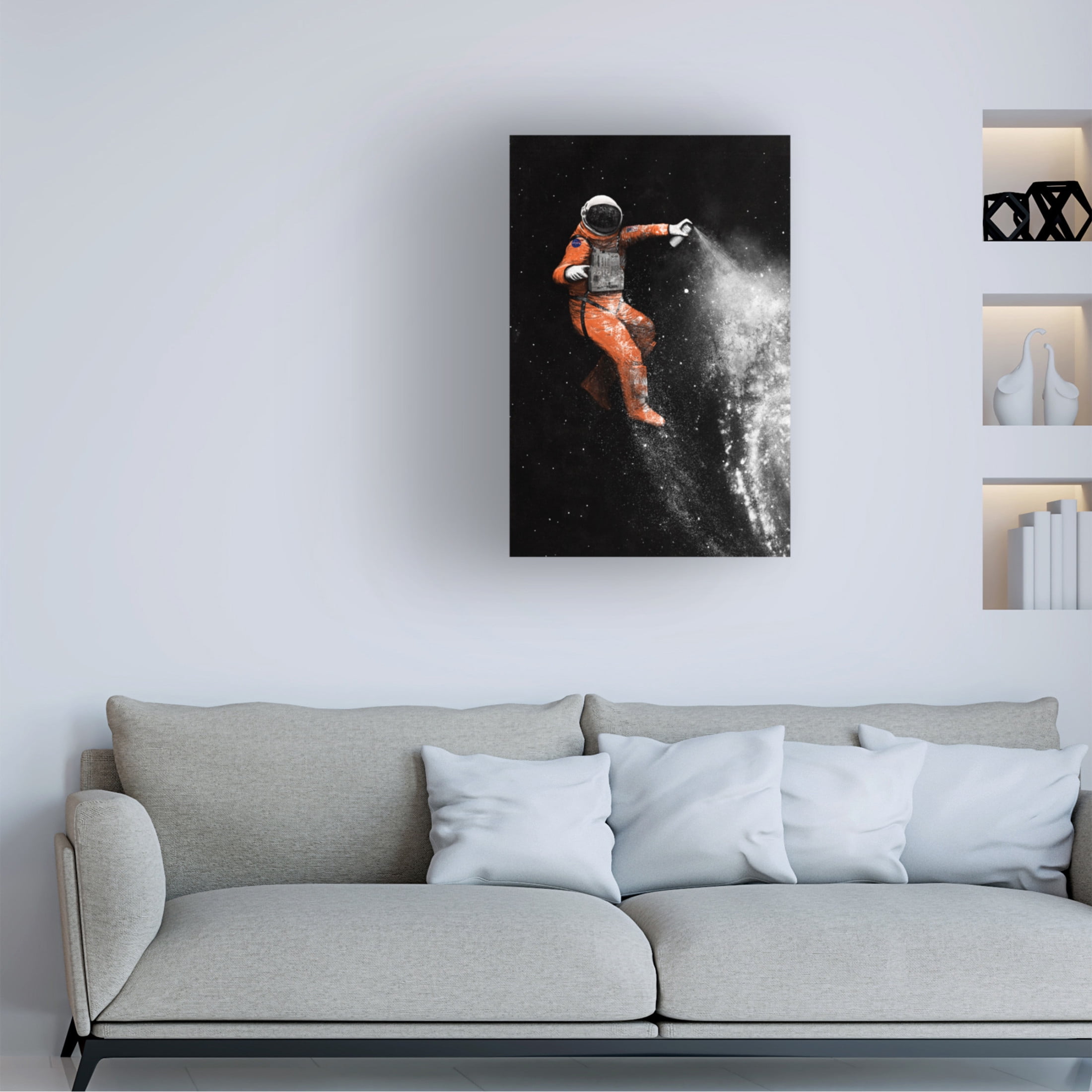 Trademark Fine Art Florent Bodart Astronaut Canvas Wall Art