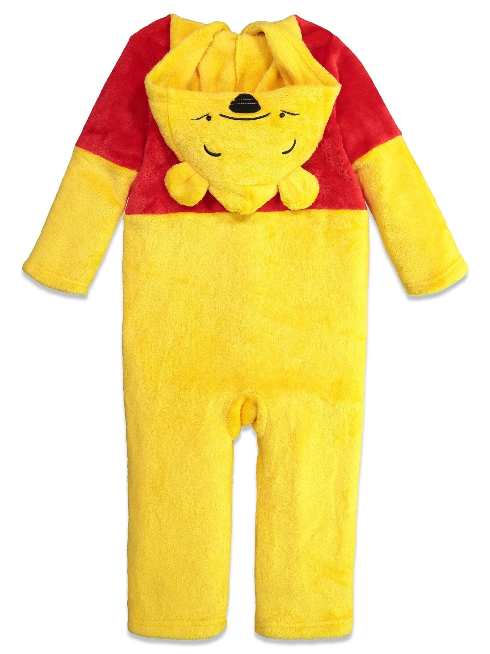 Disney Winnie the Pooh Toddler Boys Fleece Zip Up Coverall Newborn to Big Kid
